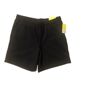 all in motion Black fleece Shorts with Drawstring